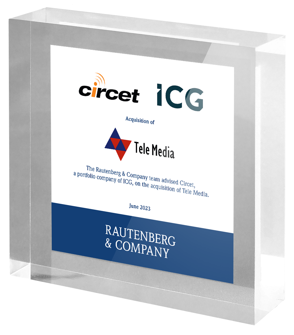 Rautenberg & Company advises Circet on the successful acquisition of Tele Media.