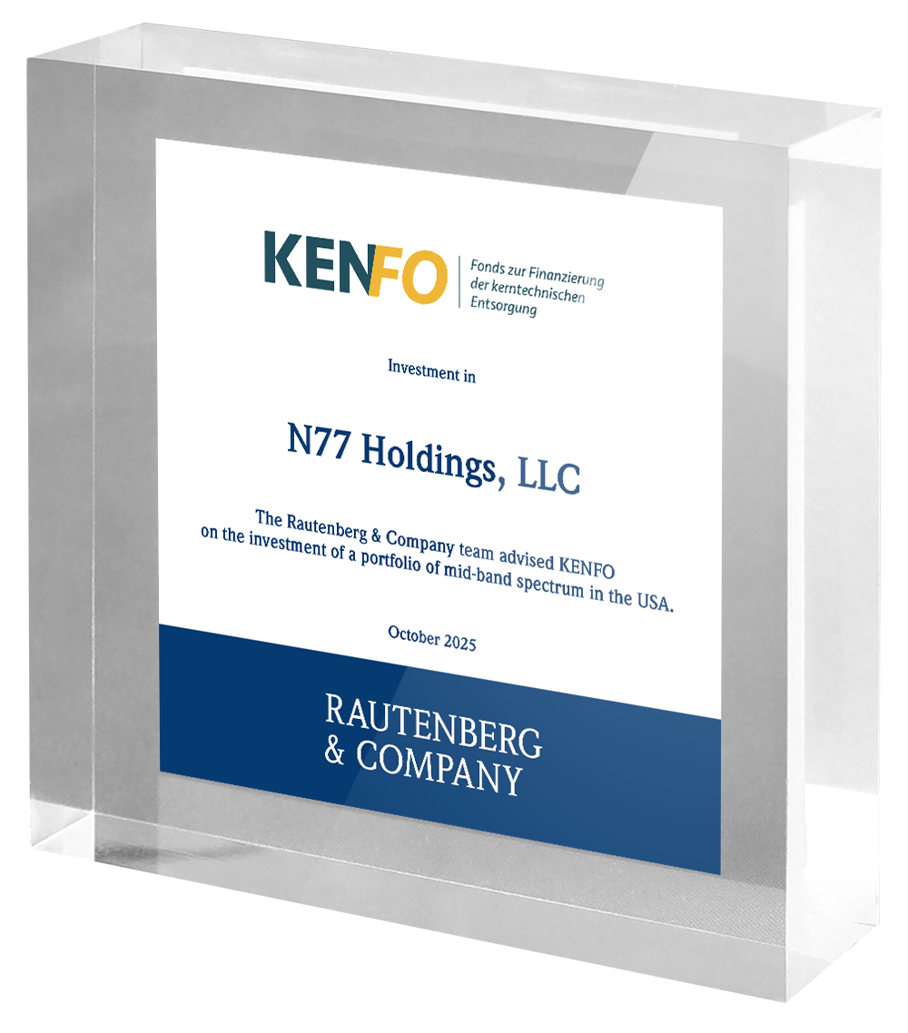 Rautenberg & Company advises KENFO on its investment in N77 Holdings, LLC.